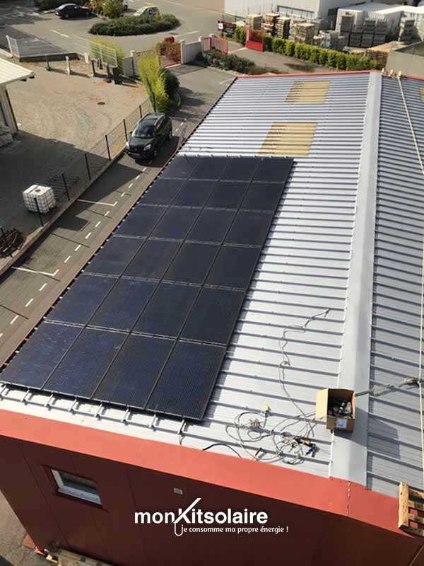 Installation du kit solaire dans la Drôme